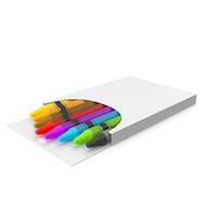 Box Of Crayons PNG & PSD Images