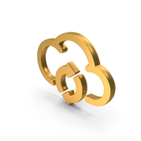 Cloud Refresh Icon Gold PNG & PSD Images