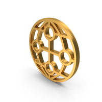 Social Network Icon Gold PNG & PSD Images