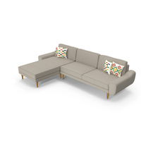 Normod Klem L Shaped Sofa PNG & PSD Images