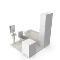 Bathroom Size And Space Arrangement PNG & PSD Images