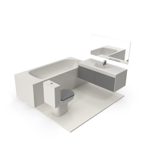 Bathroom Size and Space Arrangement PNG & PSD Images
