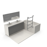 Bathroom Size And Space Arrangement PNG & PSD Images