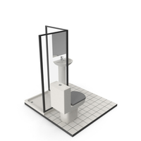 Bathroom Size And Space Arrangement PNG & PSD Images