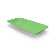 Green Rectangular Flat Plate PNG & PSD Images