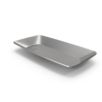 Silver Rectangular Flat Plate PNG & PSD Images