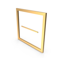 Gold Dry Flat Symbol PNG & PSD Images
