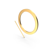 Gold Dry Clean Short Cycle Symbol PNG & PSD Images