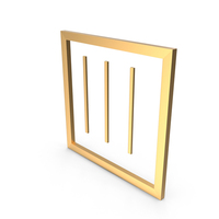 Gold Drip Dry Symbol PNG & PSD Images