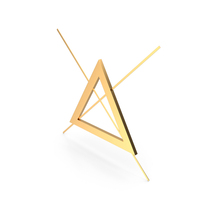 Gold Do Not Bleach Symbol PNG & PSD Images