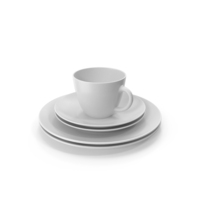 Plates With A Cup PNG & PSD Images