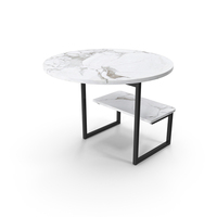 White Marble Table PNG & PSD Images