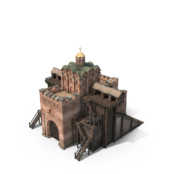Fortress Golden Gate PNG & PSD Images