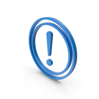 Warning Exclamation Mark In Double Circle Symbol PNG & PSD Images