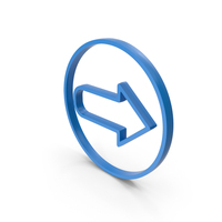 Side Arrow In Circle Symbol PNG & PSD Images