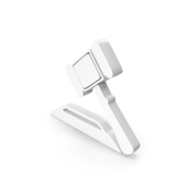 White Justice Law Icon PNG & PSD Images