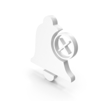 Notification Bell With Cross Symbol PNG & PSD Images