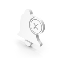 Notification Bell With Cross Symbol PNG & PSD Images