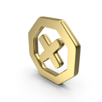 Close Octagon Outline Symbol PNG & PSD Images