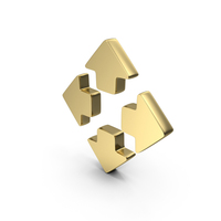 Arrows In Four Direction Symbol PNG & PSD Images