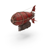 Airship Scarlet Sails PNG & PSD Images