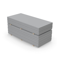 Stack Of Drywall On Wood Planks PNG & PSD Images