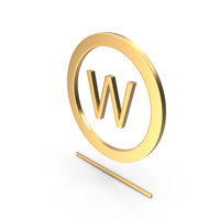 Gold Wet Clean Delicate Symbol PNG & PSD Images