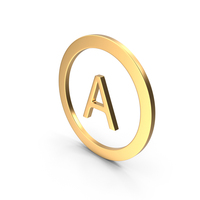 Gold Dry Clean Any Solvent Symbol PNG & PSD Images