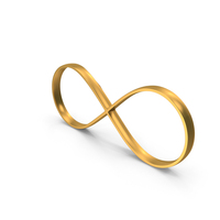 Infinity Icon Gold PNG & PSD Images