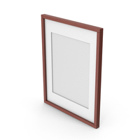 Wall Picture Frame Dark Wood PNG & PSD Images
