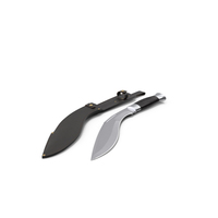 Modern Kukri Knife With A Leather Scabbard PNG & PSD Images