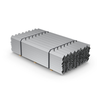 Metal Flat Bars On Wood Planks PNG & PSD Images