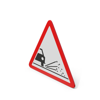Loose Chippings Sign PNG & PSD Images