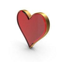 Heart Card Suit Glass PNG & PSD Images