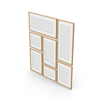 Wooden Wall Picture Frames PNG & PSD Images