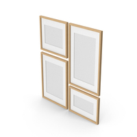 Wooden Wall Picture Frames PNG & PSD Images