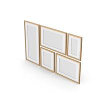 Wooden Wall Picture Frames PNG & PSD Images