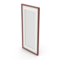 Wall Picture Frame Dark Wood PNG & PSD Images