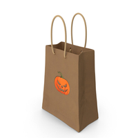 Brown Halloween Candy Shopping Bag PNG & PSD Images