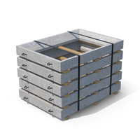 Concrete Window Panels On Wood Planks PNG & PSD Images