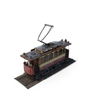 Classic City Tram PNG & PSD Images