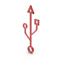 Glass USB Symbol PNG & PSD Images