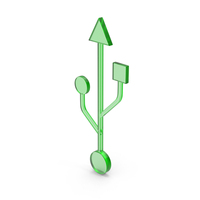 Usb Symbol Glass PNG & PSD Images