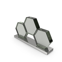 Glass Decorative Hexagonal Accessory PNG & PSD Images