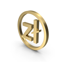 Gold Poland Zloty Icon PNG & PSD Images