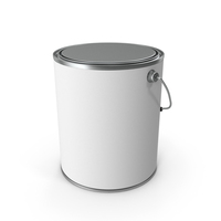 Clean Paint Can With White Label PNG & PSD Images