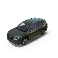 Green Compact Crossover SUV PNG & PSD Images