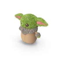 Grogu Star Wars Plush Toy PNG & PSD Images