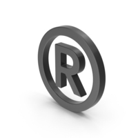 Black Registered Icon PNG & PSD Images