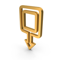 Map Pin Gps Location Icon Gold PNG & PSD Images